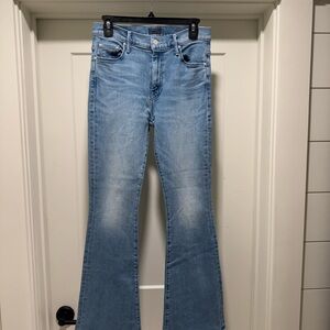 MOTHER The Weekender Light Blue Denim Jeans